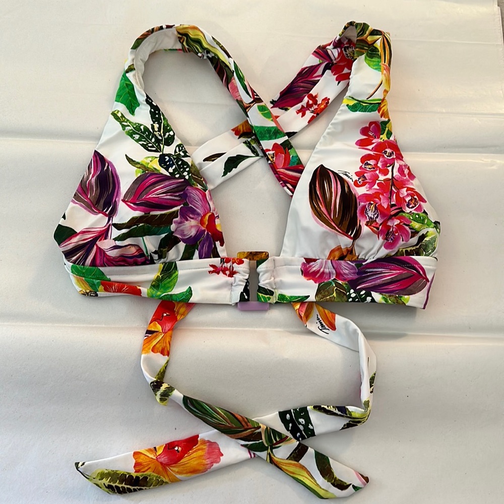 Trina Turk Floral Bikini Top